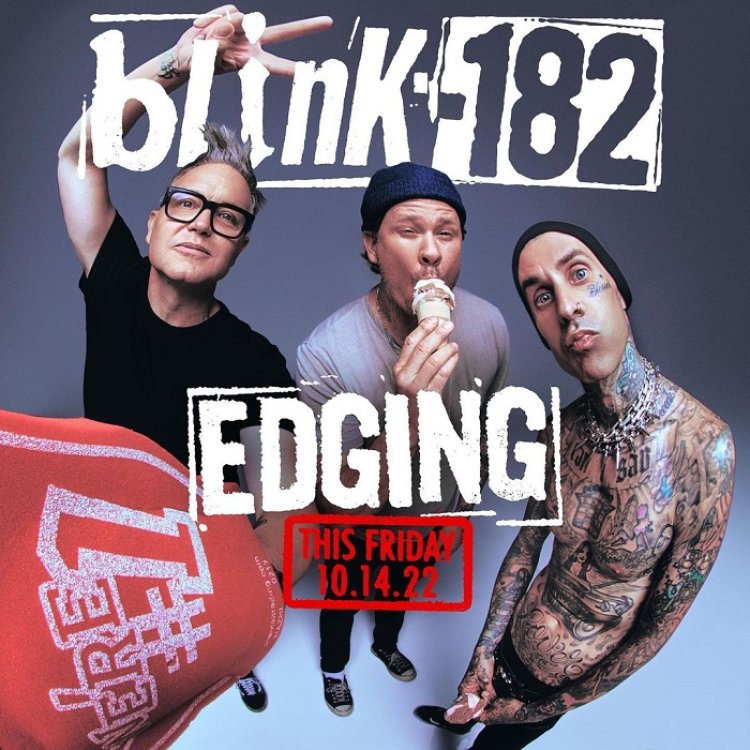 Blink-182 akan merilis lagu baru berjulud Edging pada hari Jumat. Foto: instagram/Blink182