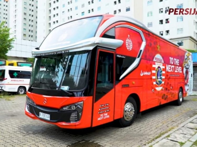 Persija Jakarta Luncurkan Bus Baru Dilengkapi Teknologi Canggih, Ini Detailnya