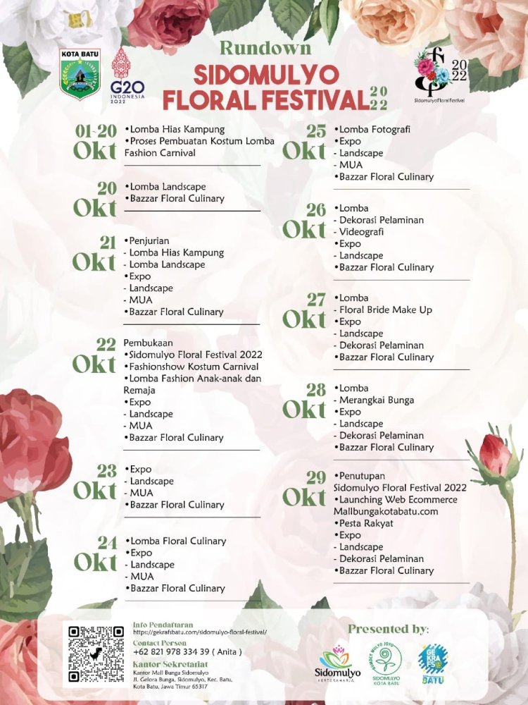 Sidomulyo Floral Festival Bangkitkan Bisnis Florikultura, Ini Tanggal Pelaksanaanya