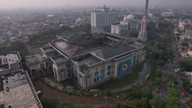Usut Penyebab Kebakaran, Polisi Periksa 2 Mandor Renovasi Masjid JIC