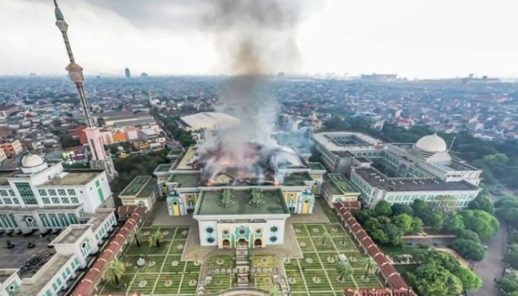 Masjid Terbakar, Seluruh Kegiatan Ibadah Dipindah ke Convention Hall JIC