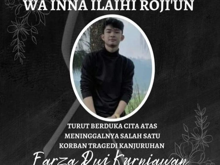 Farzah Dwi Kurinawan Korban ke-135 Tragedi Kanjuruhan, Hembuskan Nafas Terakhir di HCU RSSA Malang