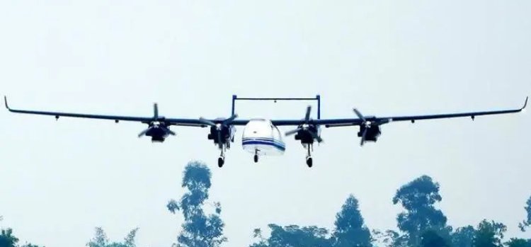 Wow! UAV Empat Mesin Skala Besar Buatan China Berhasil Terbang untuk Pertama Kalinya