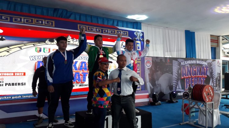 Pabersi Deli Serdang Sukses Raih Emas di Kejuaraan Angkat Berat di Lampung