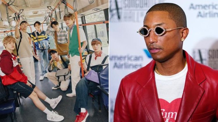 Siap Luncurkan Album Baru Pharrel Williams Kolaborasi Dengan BTS
