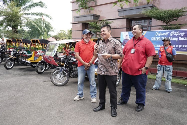 Ribuan Abang Becak Kota Medan, Buktikan dan Apresiasi Komitmen PTPN III (Persero) Sinergi Bersama Rakyat
