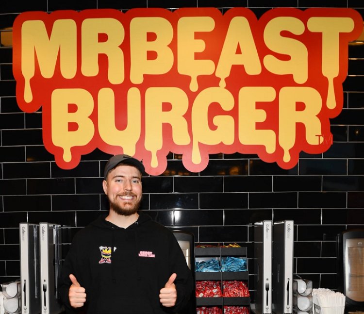 Jimmy Donaldson pada 4 September tahun ini di New Jersey pada pembukaan restorasi burger pertamanya. (Getty Images)