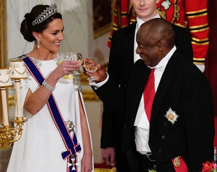 Wow! Kate Middleton Pakai Gaun Senilai €5,000 untuk Jamuan Kenegaraan