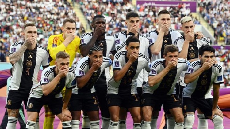 Ini Makna Aksi Tutup Mulut Pemain Jerman di Piala Dunia Qatar saat Lawan Jepang
