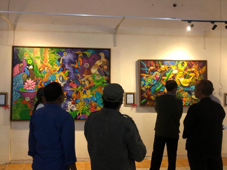 Gelar Pameran Magetan Art Venue Sebanyak 56 Karya Lukis Dipamerkan
