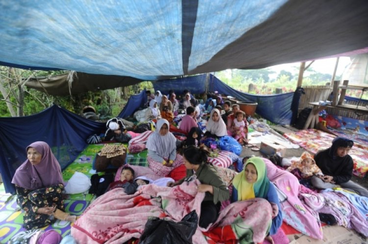 Waduh! Pengungsi Korban Gempa Cianjur Diserang Dehidrasi dan ISPA