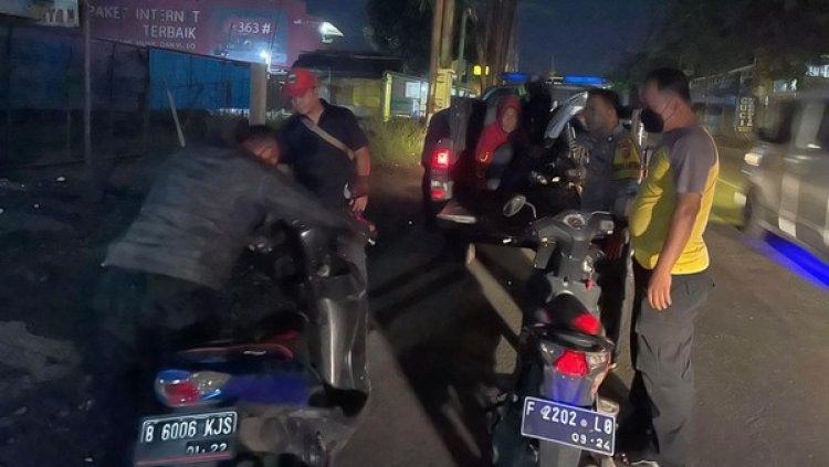 Polisi Bubarkan Balap Liar di Kabupaten Bogor, Sejumlah Motor Ditinggalkan Joki yang Lari Kocar-Kacir