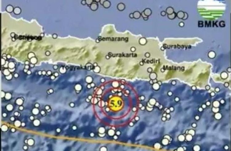 Gempa 5,9 SR Guncang Kabupaten Pacitan