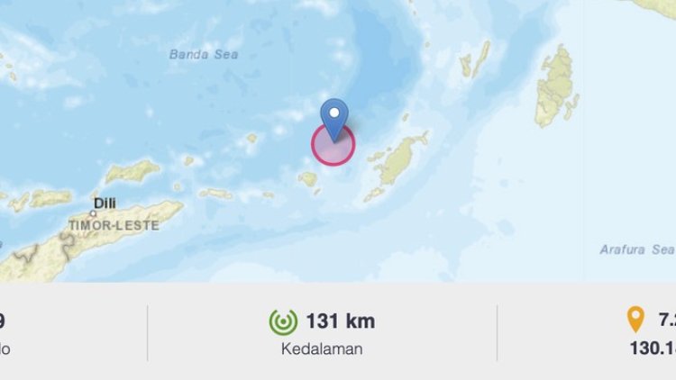 Awas! Tsunami Usai Gempa M 7,9 Maluku