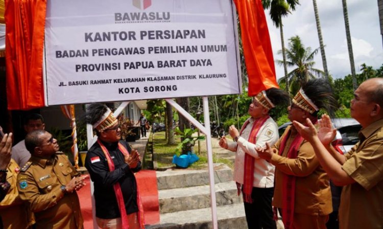 Kantor Bawaslu di DOB Papua Barat Daya Resmi Dioperasikan
