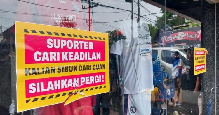 Aremania Segel Kantor Arema FC: Manajemen Seakan Tak Peduli soal Tragedi Kanjuruhan