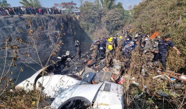 Pesawat Yeti Airlines Jatuh di Pokhara, Tercatat 68 Orang Tewas