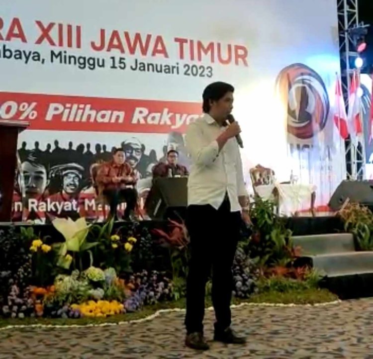 Mahasiswa Ini Berteriak Tolak Jokowi Tiga Periode di Musra XIII Jatim