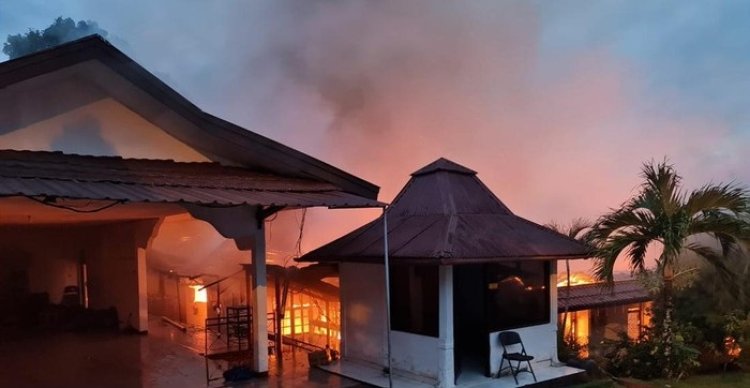 Rumah Dinas Kapolda Papua Kebakaran, Diduga Akibat Korsleting Listrik