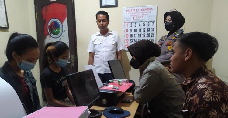Dua LC di Bangkalan Ditangkap Polisi Usai Isap Sabu Pemberian Pelanggan