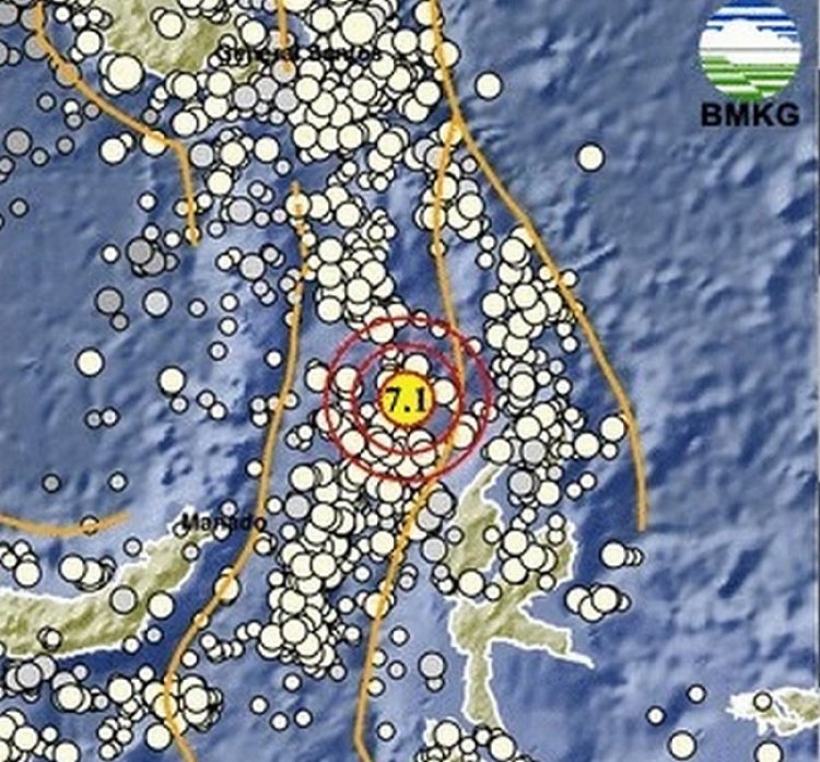 Gempa M 7,1 Guncang Melonguane Sulut Siang Ini, Getaran Terasa di Gorontalo Hingga Ternate