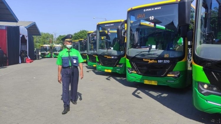 Animo Warga Meningkat, Armada Bus Trans Jatim Koridor I Ditambah 10 Unit