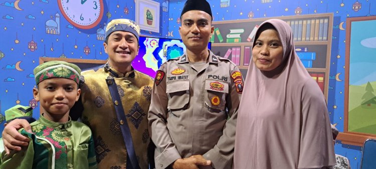 Aipda Tabi'ul Hidayat, Personil Polresta Deli Serdang Tampil Sebagai Qori di Acara Hafizh Indonesia 2023