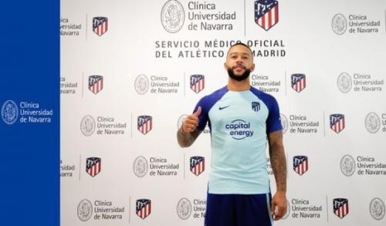 Resmi! Memphis Depay Teken Kontrak di Atletico Madrid