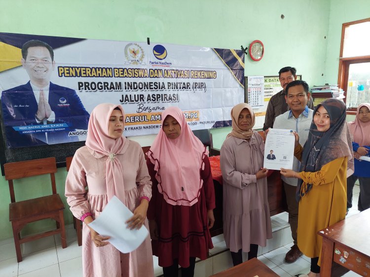 Anggota FNasdem DPR-RI Salurkan 25.000 Beasiswa Indonesia Pintar di Pasuruan-Probolinggo