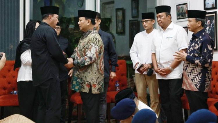 Prabowo Melayat ke Rumah Duka Ayah Kepala BIN Budi Gunawan