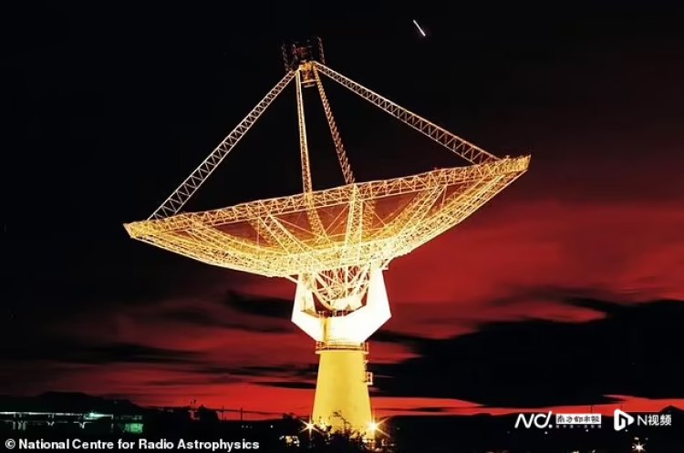 Teleskop Raksasa di India Terima Sinyal Radio Pertama dari Galaksi yang Jaraknya Hampir 9 Miliar Tahun Cahaya