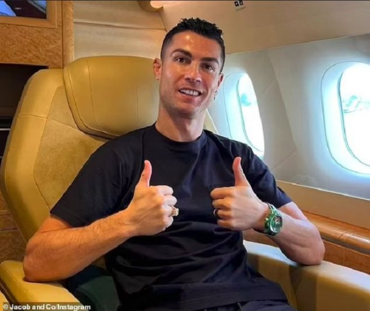 Bertema Saudi, Begini Gaya Keren Ronaldo Pakai Jam Tangan Mewah Rp 11 Miliar