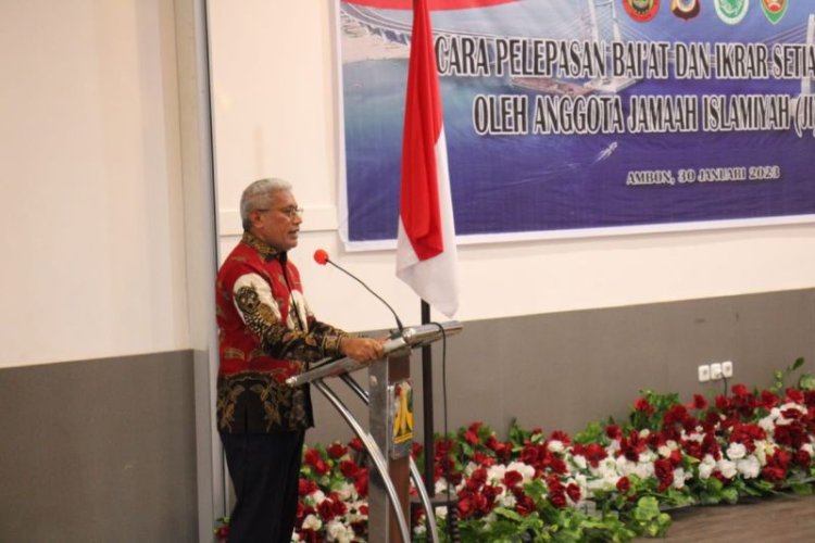 Kembali ke Pangkuan Ibu Pertiwi, 30 Pengikut Jamaah Islamiyah Maluku Ikrar Setia kepada NKRI