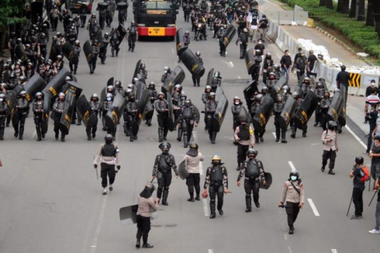 Ribuan Personel Gabungan Dikerahkan untuk Amankan Demo Buruh di DPR Hari Ini