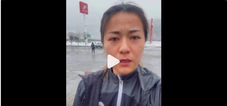 Pesebak bola wanita Li Jiayue, mengabarkan situasi yang ia alami di Turki