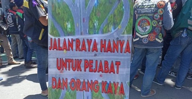 Driver Ojol Geruduk Balai Kota DKI Jakarta, Tolak Wacana Penerapan ERP