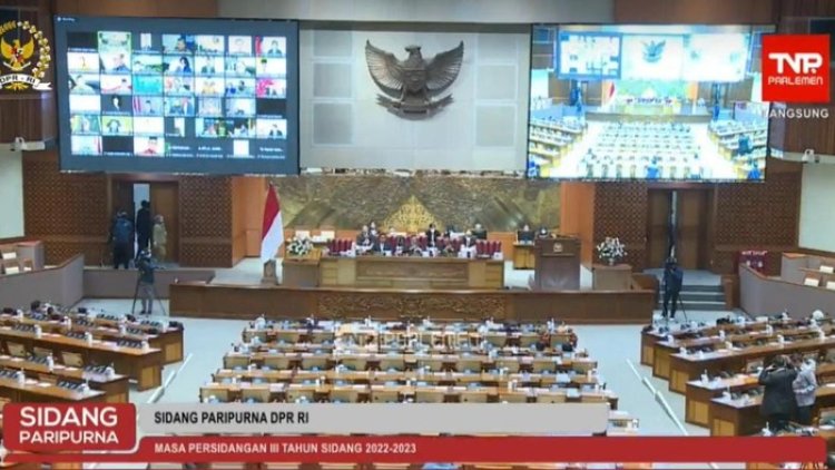 DPR RI Menggelar Rapat Paripurna Penutupan Masa Sidang III Tahun Sidang 2022-2023