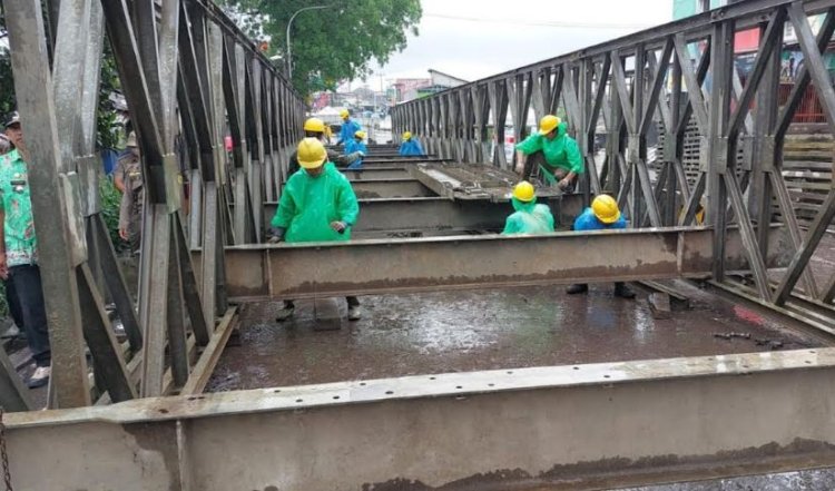 PUPR Lakukan Pembangunan Ulang Jembatan Bogor-Sukabumi Setelah terdampak Longsor
