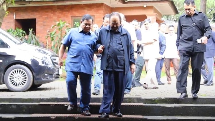 Prabowo dan Surya Paloh Inginkan Negara Rukun-Damai Hadapi Kontestasi Politik 2024