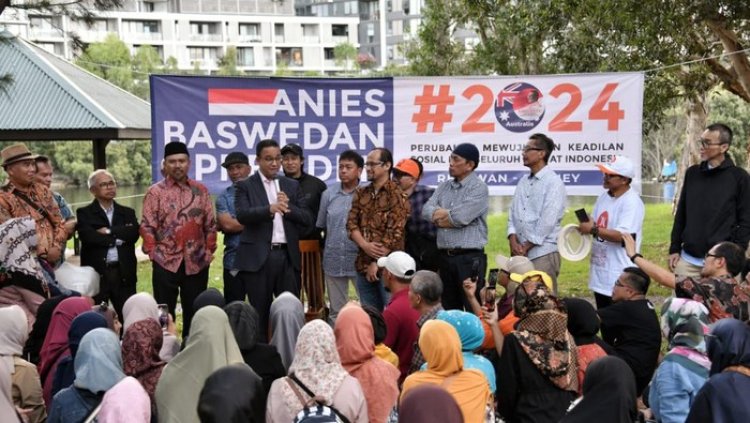 Relawan Pendukungnya Anies di Sydney dan Menyinggung Soal Pembangunan Indonesia ke Depan