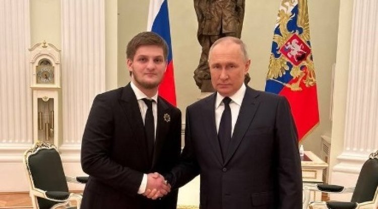 Putin Bertemu dengan Putra Pemimpin Chechnya Kadyrov