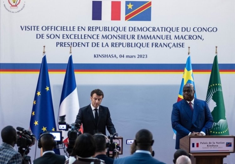 Presiden Prancis Macron Berselisih Sengit dengan Presiden Tshisekedi!
