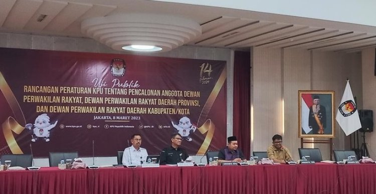 KPU RI Idham Holik Mengatakan KPU Menerima Daftar Bakal Calon Anggota Legislatif