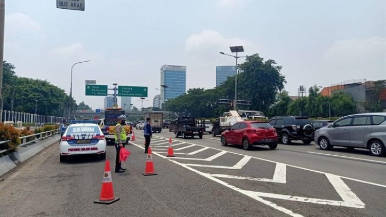 Polri Tutup Exit Tol Karena Ada Aksi Demo Buruh