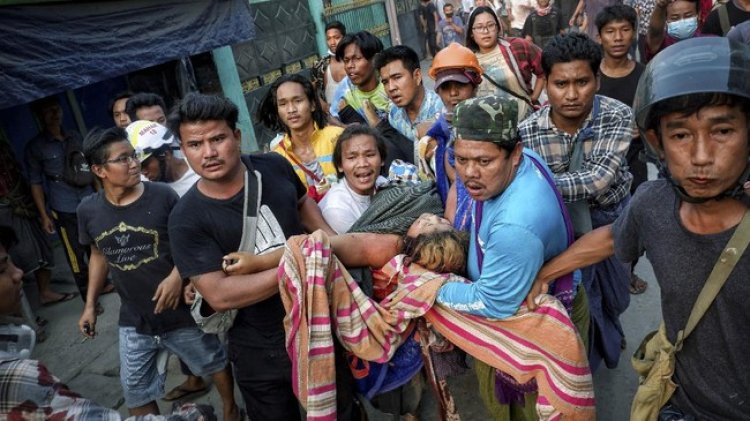 Duh! Puluhan Orang Tewas dalam Pembunuhan Massal di Myanmar