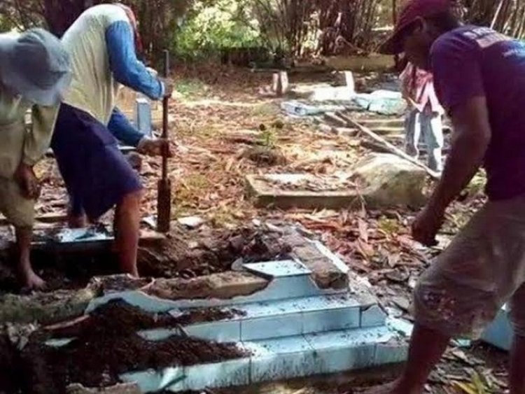 Kesal Tak Dipilih Saat Pilkades, Makam Pasutri di Bongkar