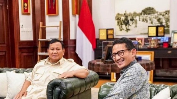 Sandiaga Mengungkapkan Pertemuannya Dengan Prabowo di Kemenhan Sebagai Silaturahmi