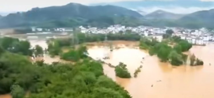 Waduh! Banjir Rendam Rumah dan Lahan Pertanian di Anyuan, Jiangxi