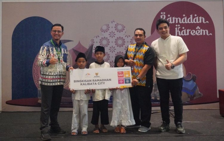 BAZNAS Berbagi Berkah Ramadhan untuk Anak Yatim di Mall Kalibata City