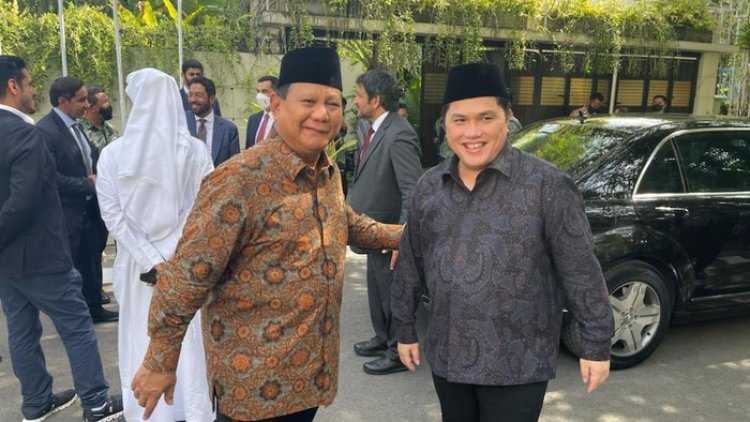 Prabowo Subianto dan Erik Thohir Diduetkan Tentu Banyak Partai yang Bersedia Mendukung